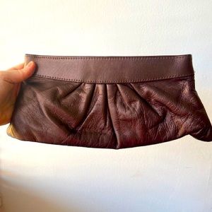 Lauren Merkin Bronze clutch